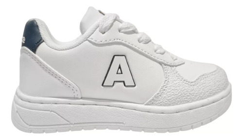 Zapatillas Addnice Colegial Niños Nenas Color Blanco/azul