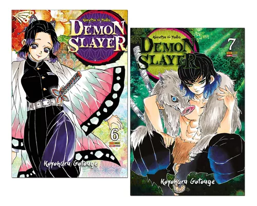 Kit Mangá Demon Slayer Kimetsu No Yaiba Vol 6+ Vol 7