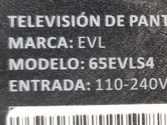 Main + Tcon Evl 65evls4 Tpd.mt9602.pc822 Dcbdp-c260a_19 Hp* (Usado)