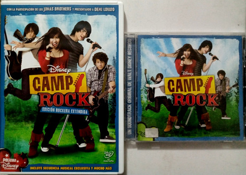 Rock Camp Demi Lovato Película Dvd + Cd Soundtrack 