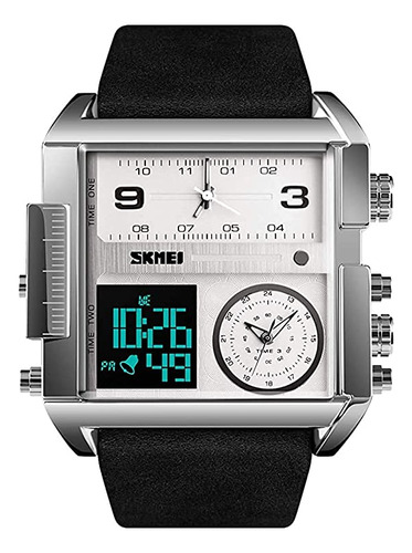 Skmei Watches For Men, Square Men's Wrist Watches, Led