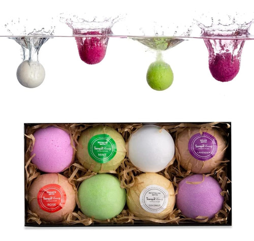 Set 9 De Regalo De Bath Bombs Gift De Baño Para Mujeres