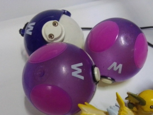 Pokémon Pokebolas Tomy Originales 3 Piezas (Usado)