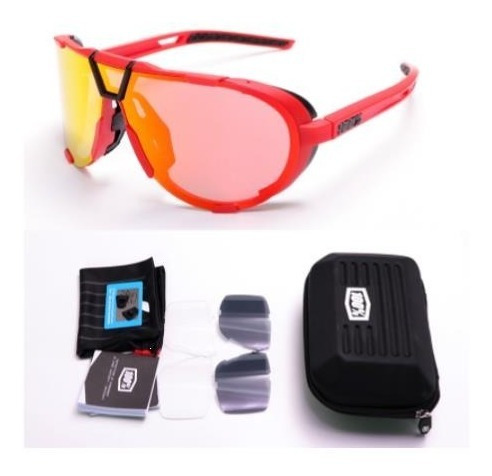 Lentes De Ciclismo 100% Westcraft Uv400 2022 + Lentes + Box 