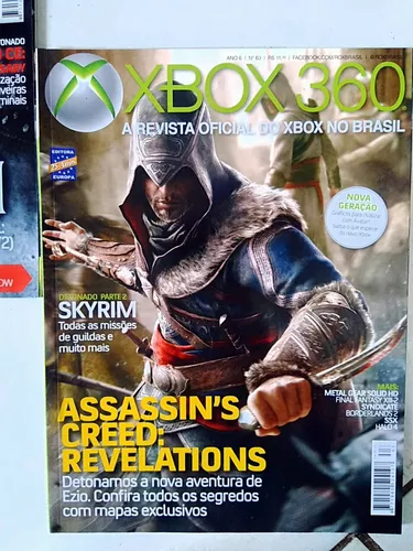 Sebo do Messias Revista - XBox 360 - A Revista Oficial do XBox no Brasil -  Nº.53 - The Elder Scrolls V - Skyrim