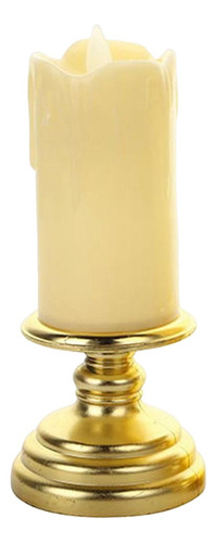 Luz De Parpadeo De Vela Electrónica Sin Llama Para 7cmx16cm