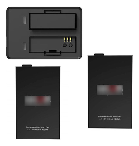 Pack Cargador Mas Dos Baterías Para Cámaras A10 Y A20 Sjcam