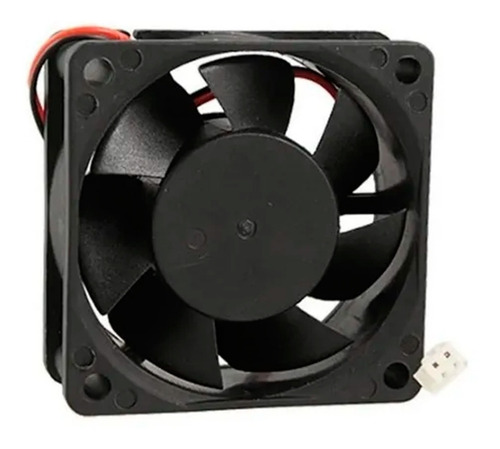 Imagem 2 de 9 de Fan Cooler 60mm Alta Performance 6cm 12v 0,16a Dx-6c Preto