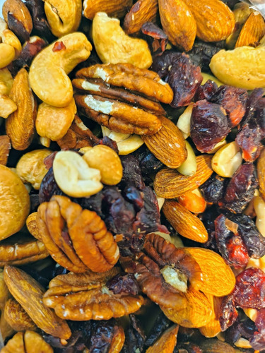 Botanas Mixtas 1 Kg Nuez De India Y Arándano