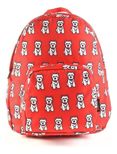 Mochila Teen Roja Pet Friends 25 Cm Westie 91203r Tu Disfraz