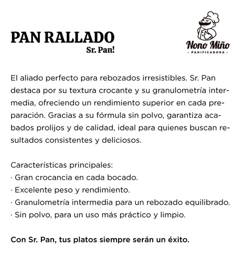 Pan Rallado Sr. Pan 25kg