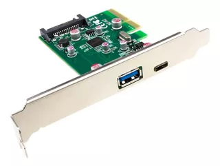 Tarjeta Interna Pci E Express A Usb 3.0 + Tipo C Chipset Nec