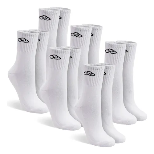 Kit 6 pares de meias Olympikus