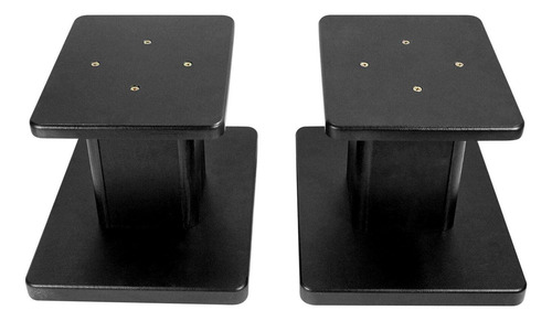 Soportes De Altavoz Para Monitor De Estudio Negro Par De Alt Color