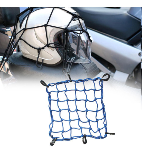 Red De Carga Para Motocicleta, Caja Para Motocicleta, Azul