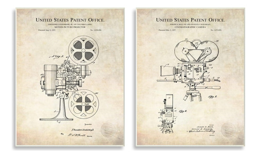 Diagrama De Patente Del Proyector De Cine De Cámara De Cine 