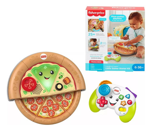 Juguete Estimulación Interactivo Pizza + Control Fisher Pric