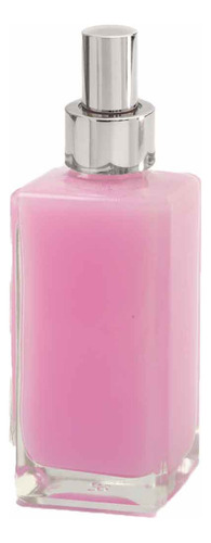 12 Frascos De Vidro 250ml Retangular Square Home Spray Cor Prata