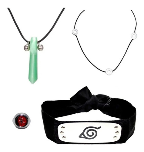Caja Sorpresa 5 Piezas Collar Naruto Figura Banda Anime Rana