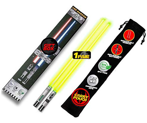 Lightsaber Chopsticks Light Up Star Wars Led Glowing Light S