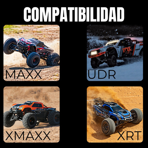 Batería Lipo Traxxas 4s 14.8v 6700mah 25c Maxx Xmaxx Xrt Udr