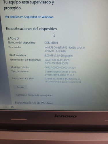 Laptop Lenovo Z40-70 (Usado)