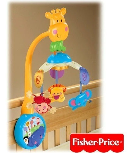 Movil Jirafa Musical 2en1 Para Cuna Y Coche Fisher Price (Usado)