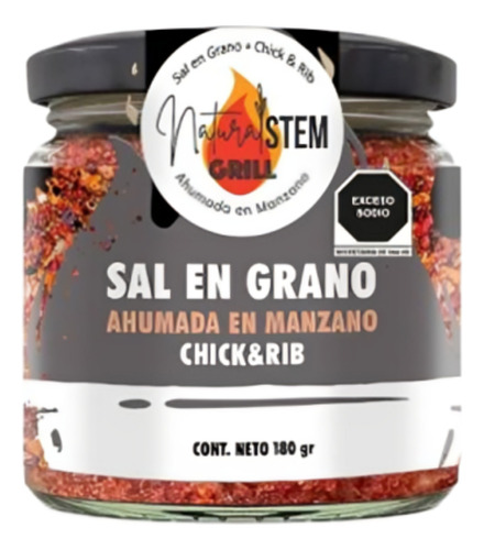Sal De Mar Ahumada En Leña De Manzano Estilo Chick & Rib 2pz