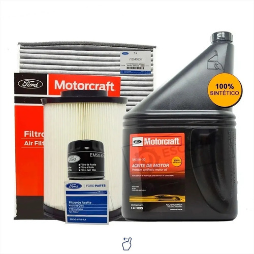 Imagen 1 de 10 de Kit Filtros Aceite + Aire + Polen + 5w30 4 Lts Focus 1.6 2.0