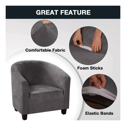 Para 2 Fundas De Sofá De Alta Elasticidad Para Silla