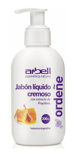 Jabon Liquido Cremoso Con Propoleo Antiseptico Arbell