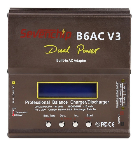 Imagen 1 de 4 de Imax B6 Ac Cargador Con Fuente Lipo - Nimh - Nicd