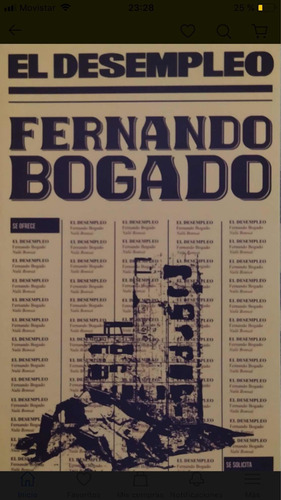 Imagen 1 de 1 de El Desempleo - Fernando Bogado - Envío Gratis Caba(*)