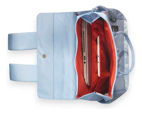 Mochila Wilson Square 16 Urbana Facultad Uso Diario Moda Beige Liso