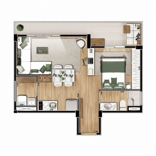 Imagem 11 de 13 de Apartamento À Venda No Bairro Aclimação - São Paulo/sp - O-2810-8841