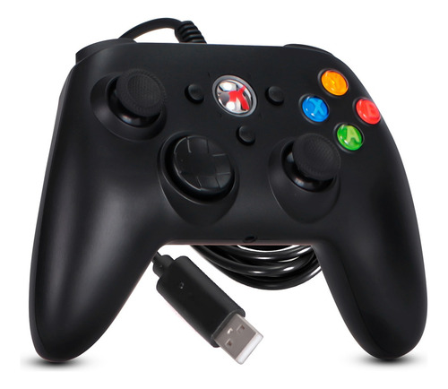Controle Com Fio Para Xbox 360 Pc Joystick Usb Entrada Para