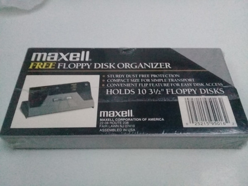 10 Diskettes Marca Maxell Con Organizador Incluido