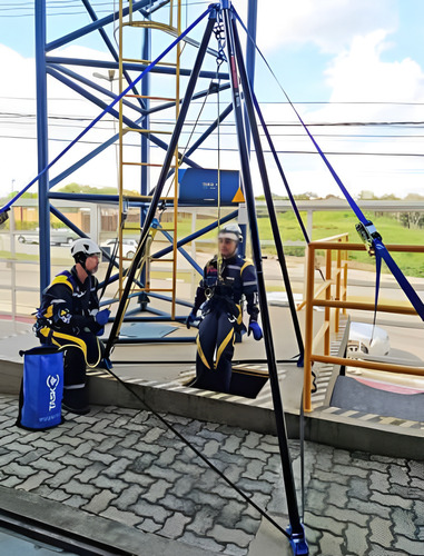 Tripé De Resgate Trabalho Altura Espaço Confinado Super Task