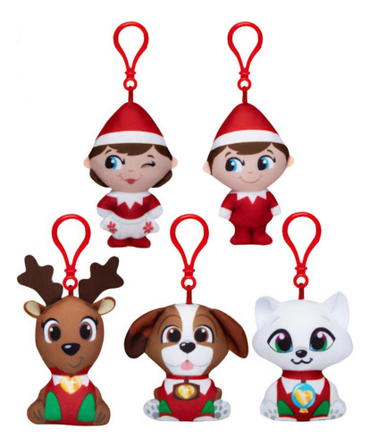 Elf Pack Mini Clip-on Adornos Navideños The Elf On The Shelf