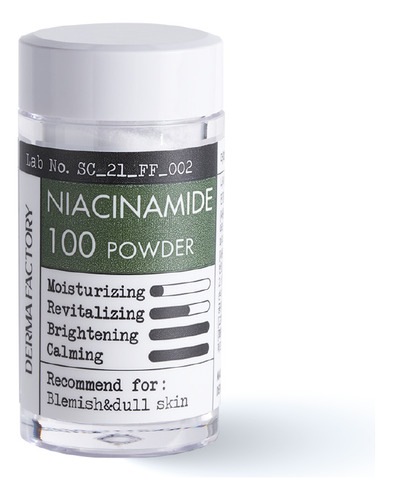 Niacinamida En Polvo 100% Dermafactory