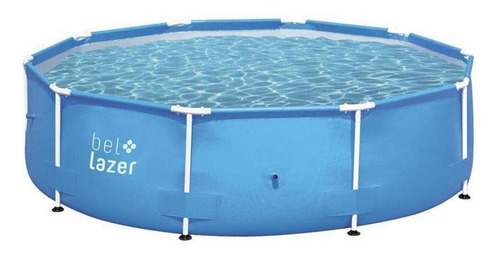 Piscina estrutural redonda Bel 510000 com capacidade de 5000 litros de 3.05m de diâmetro azul