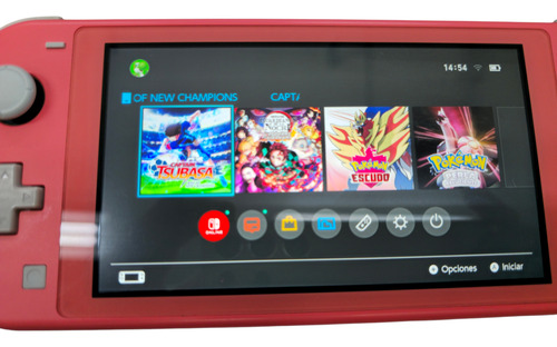 Consola Nintendo Switch Lite Coral Con Caja Rosa