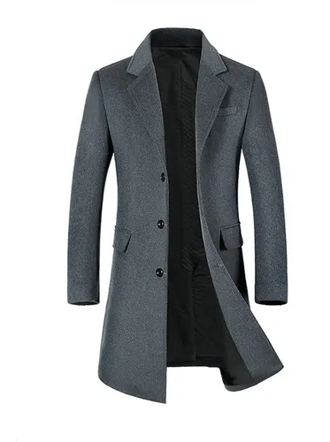 Sobretudo cinza store masculino