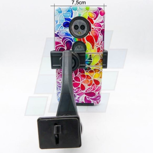 Imagen 3 de 6 de Soporte Porta Celular Rejilla Regulable Traba Auto Universal