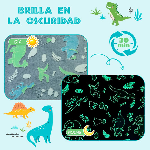 Pijama Invierno Polar Plush Luminoso Infantil Niño Niña