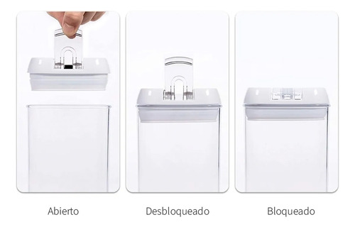 Set De 3 Contenedores Herméticos Plástico Simplit