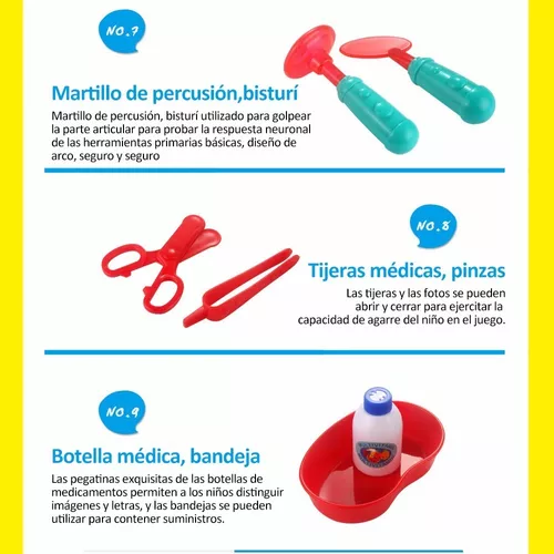 Kit De Inyección De Estetoscopio De Juguete Médico Para Niño