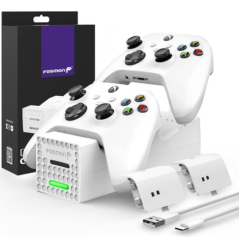 Cargador De Controlador Fosmon Dual 2 Compatible Con Control