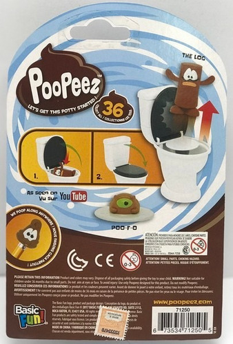 Imagen 4 de 6 de Poopeez Figura Con Inodoro Lanzador Art 71250 Loonytoys