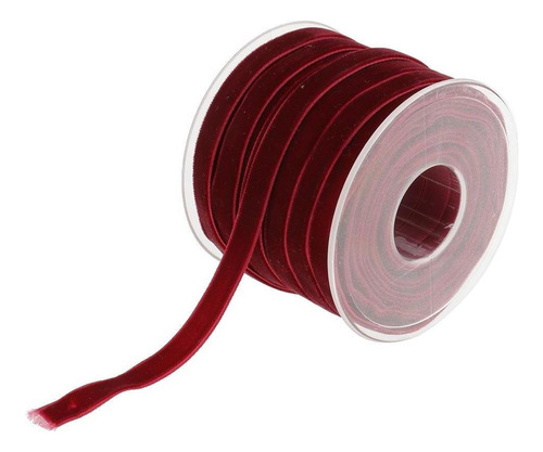 D 3 Rollos De Cinta De Terciopelo De 20 Yardas Y 10 Mm De